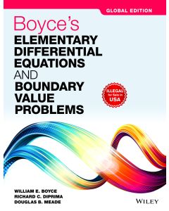 Boyce's Elementary Differential Equations and Boundary Value Problems, Global Edition