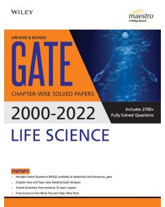 Wiley's GATE Life Science Chapter - Wise Solved Papers (2000 - 2022)